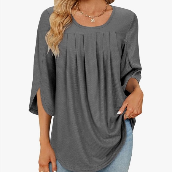 Viracy 3/4 Sleeve Tunic Top - Picture 1 of 3